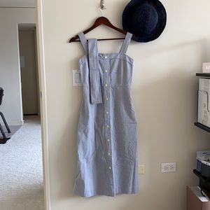 Everlane Cotton Picnic Dress Slim Stripe